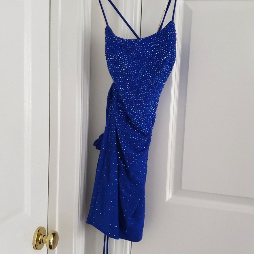Faviana Royal Blue Prom / Homecoming Dress sz 2